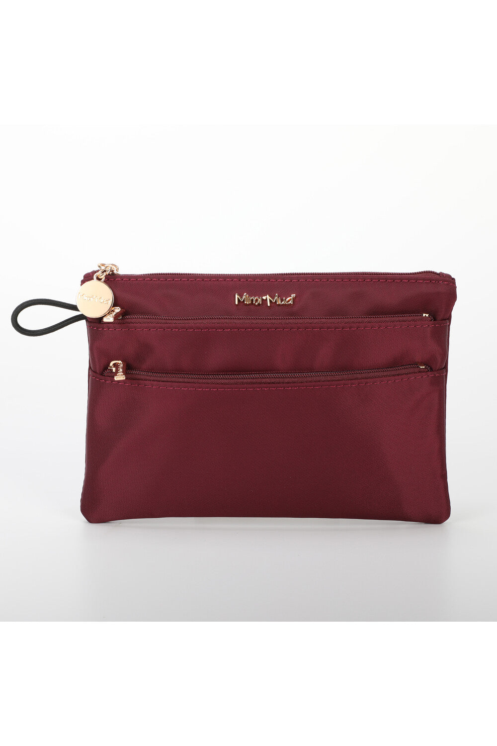PORTAMONETE CON DOPPIA ZIP IN NYLON MIMI-MUA