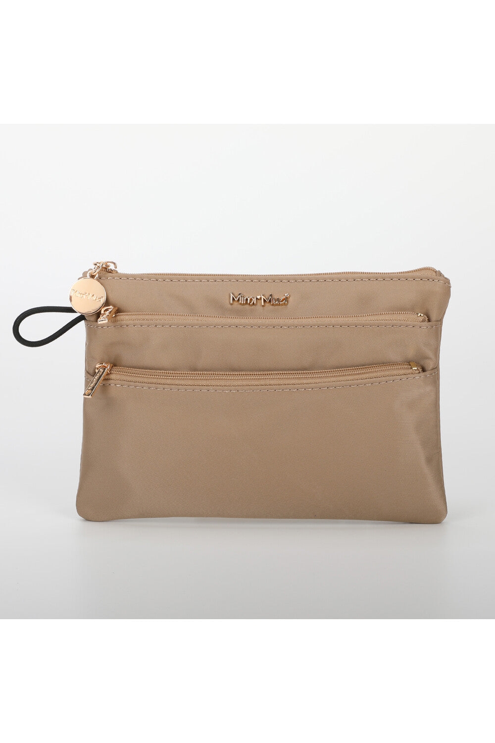 PORTAMONETE CON DOPPIA ZIP IN NYLON MIMI-MUA