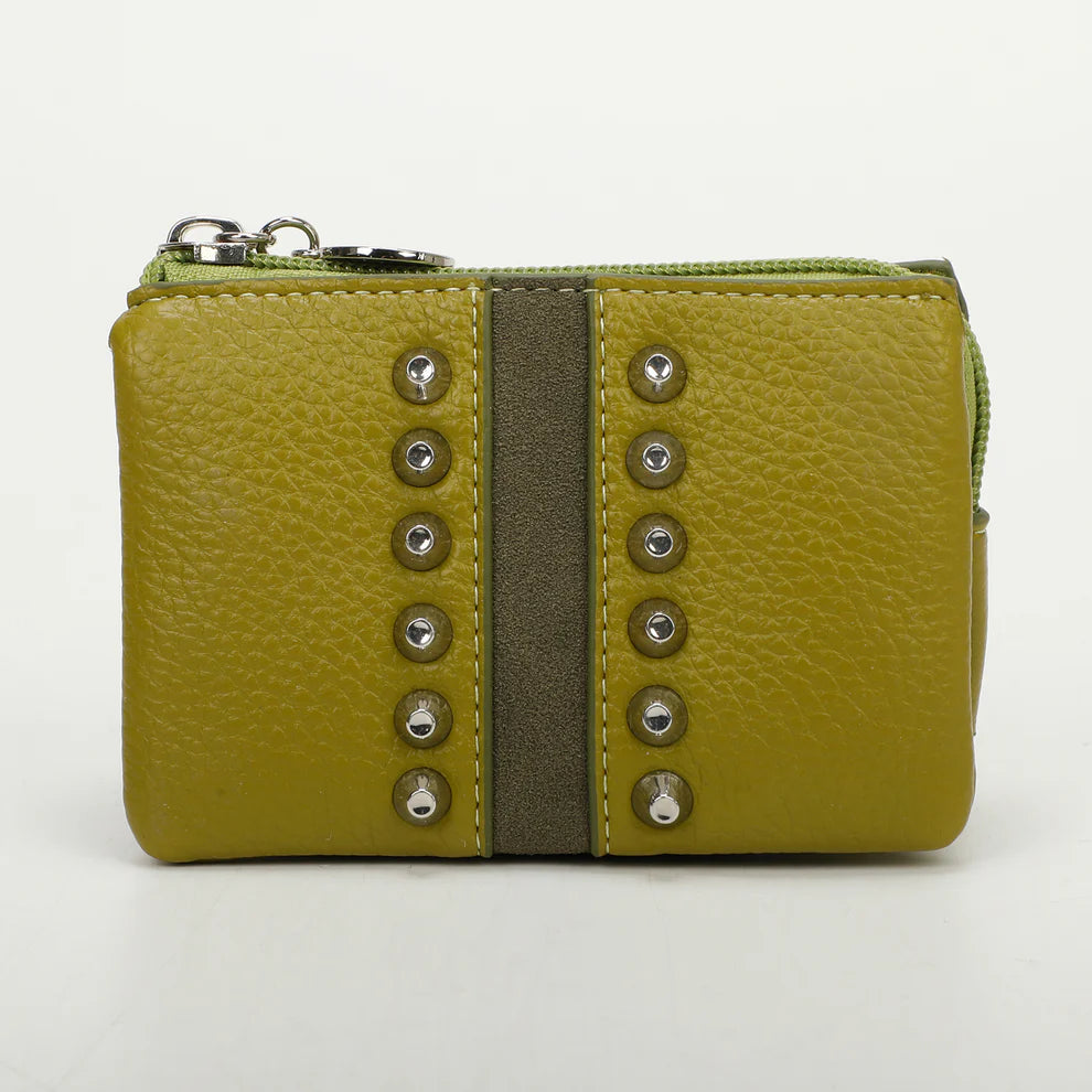 PORTAFOGLIO PICCOLO MORBIDO CON DETTAGLIO BORCHIE MIMI-MUA