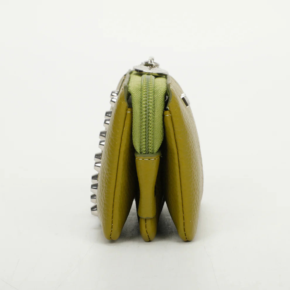 PORTAFOGLIO PICCOLO MORBIDO CON DETTAGLIO BORCHIE MIMI-MUA