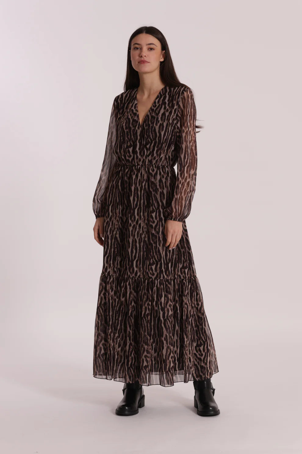 ABITO LUNGO FANTASIA ANIMALIER MIMI-MUA