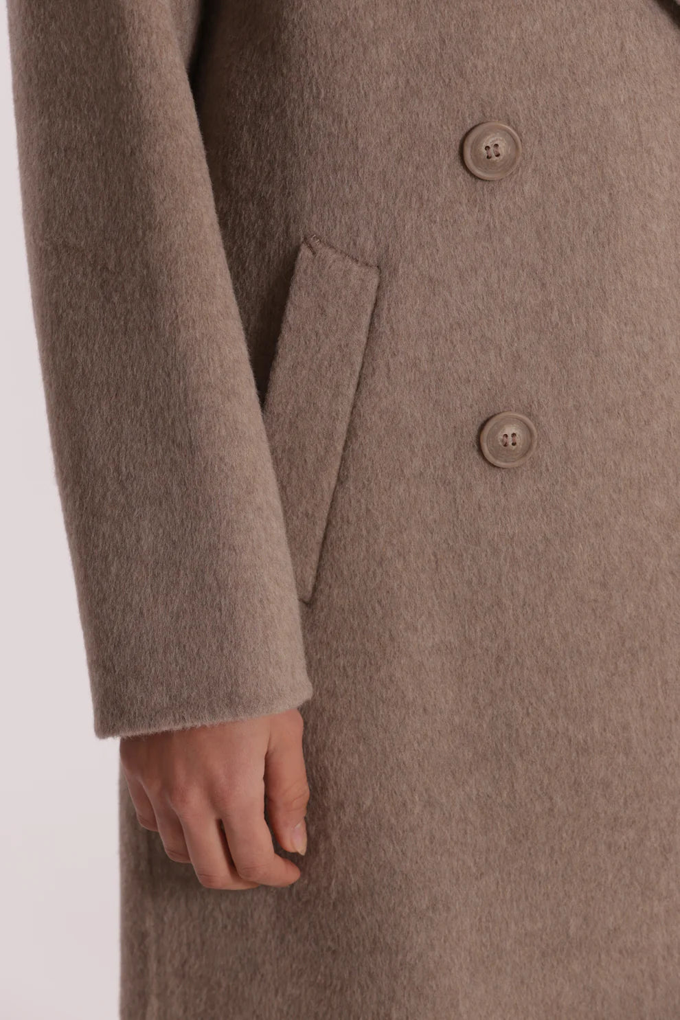 CAPPOTTO LUNGO DOPPIO PETTO MIMI-MUA