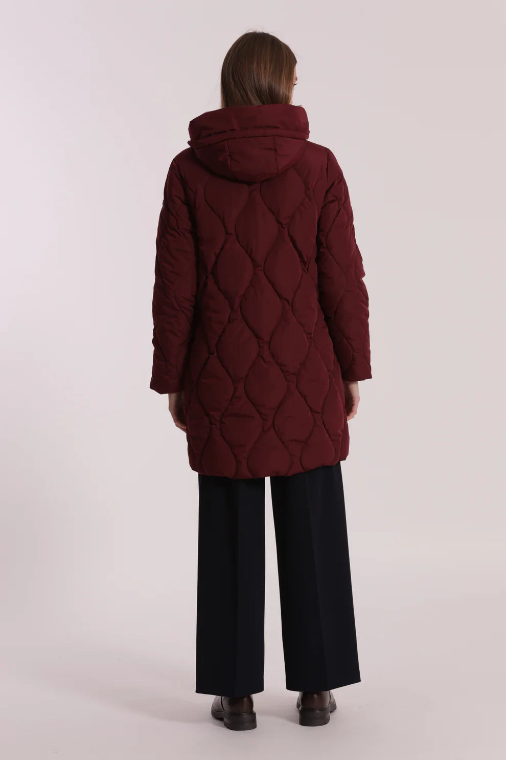 PIUMINO LUNGO CON TRAMA A ROMBI MIMI-MUA