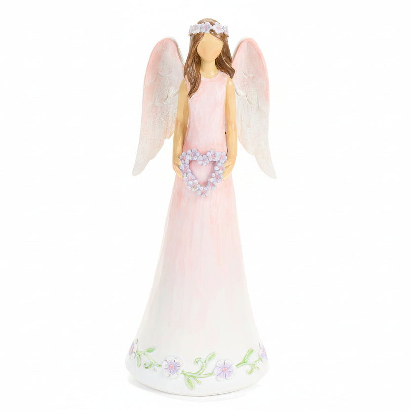 Angeli con fiori in resina Fiorirà - Nuvole di Stoffa