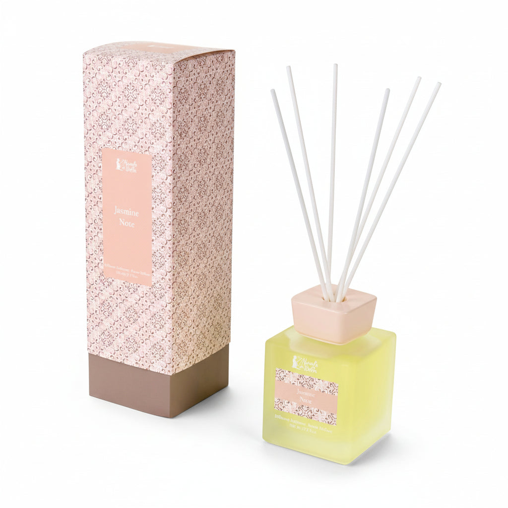 Diffusore bastoncini in vetro "Jasmine Note"- Nuvole di Stoffa