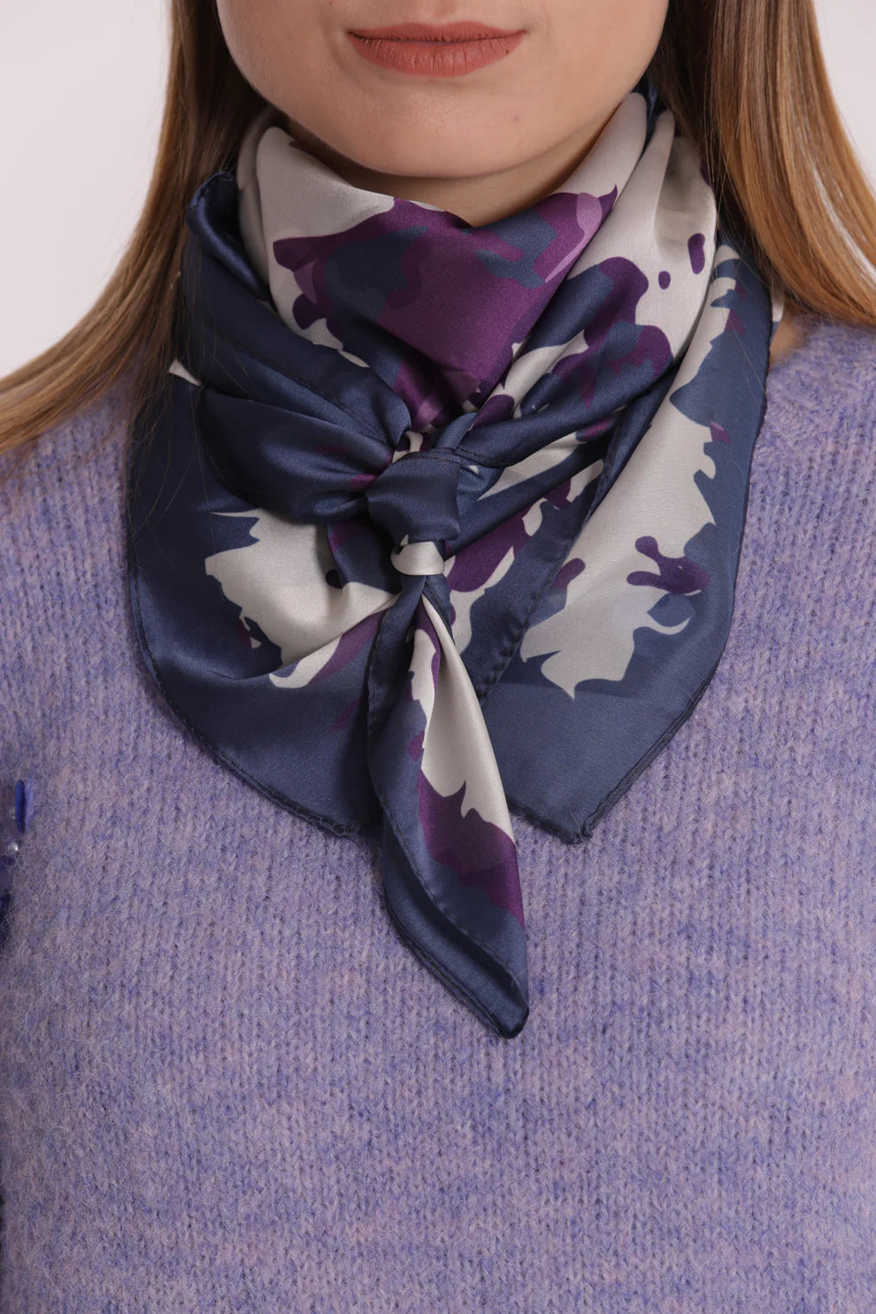 FOULARD MACCHIE IRREGOLARI (90X90 cm) MIMI-MUA