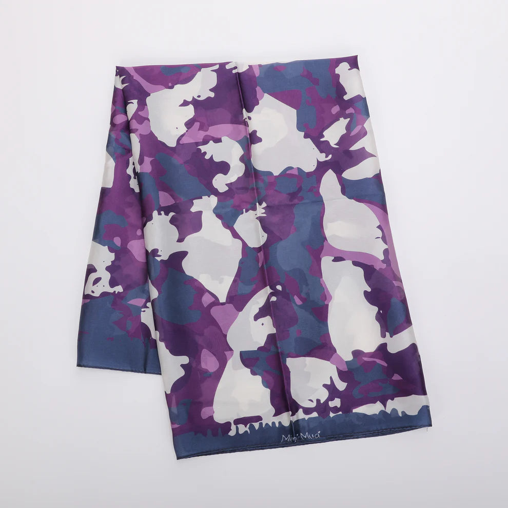 FOULARD MACCHIE IRREGOLARI (90X90 cm) MIMI-MUA