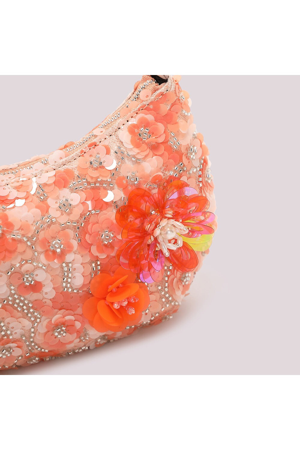 BORSA PAILLETTES CON FIORI Mimi-Mua
