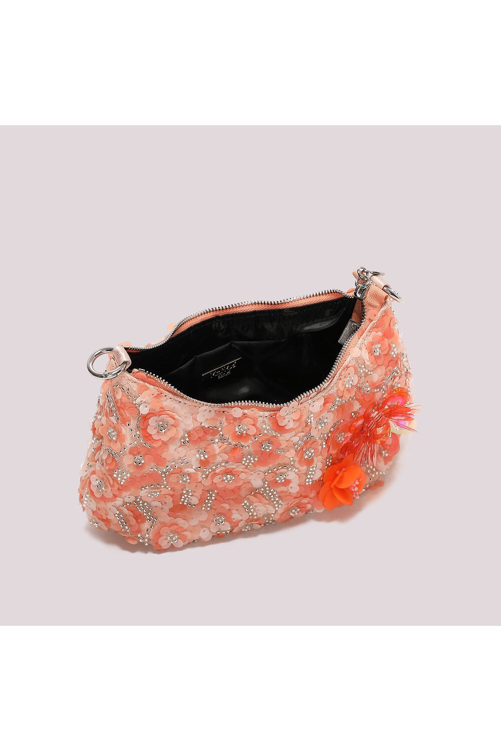 BORSA PAILLETTES CON FIORI Mimi-Mua