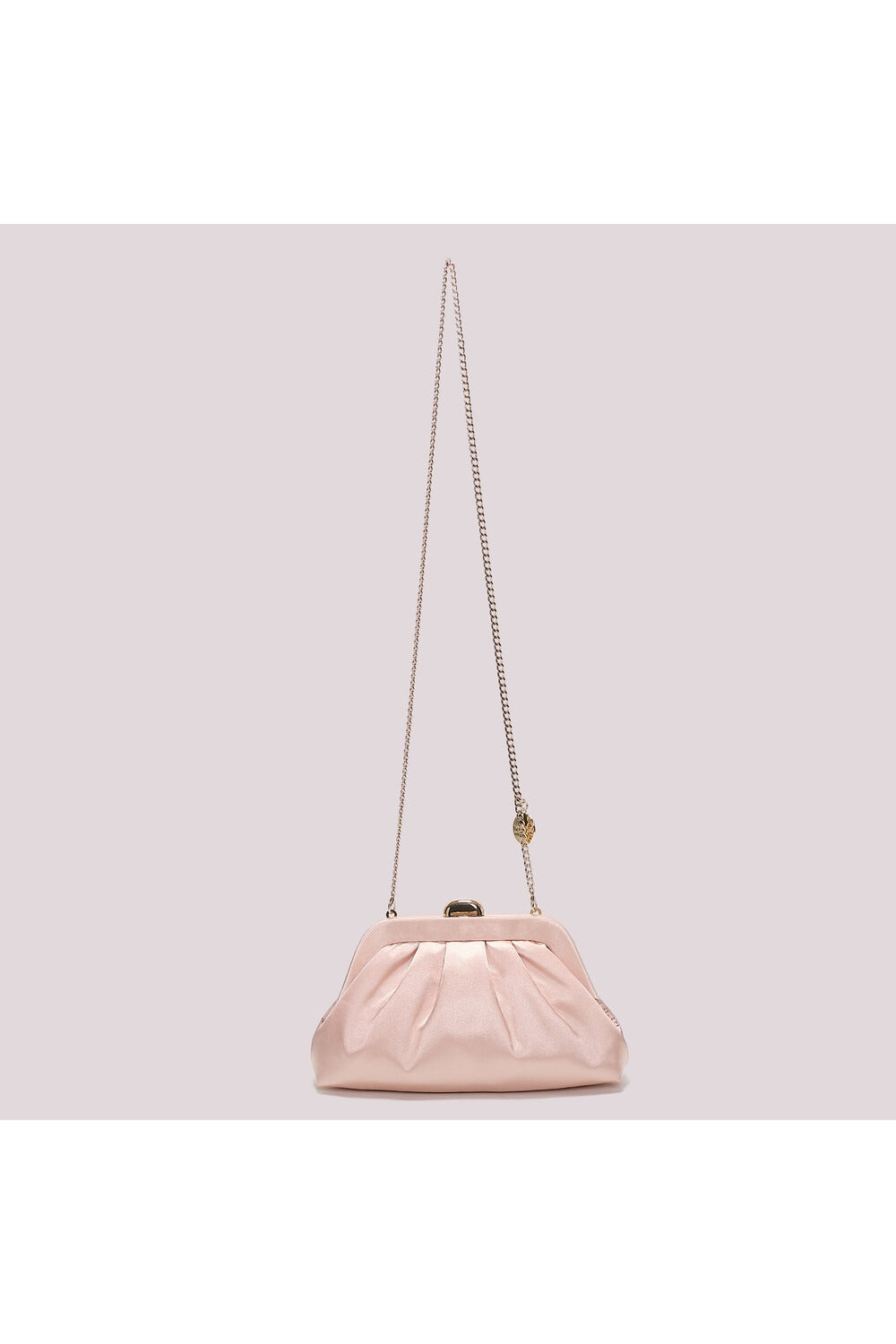 BORSA CLUTCH IN TESSUTO CON LOGO IN STRASS Mimi-Mua