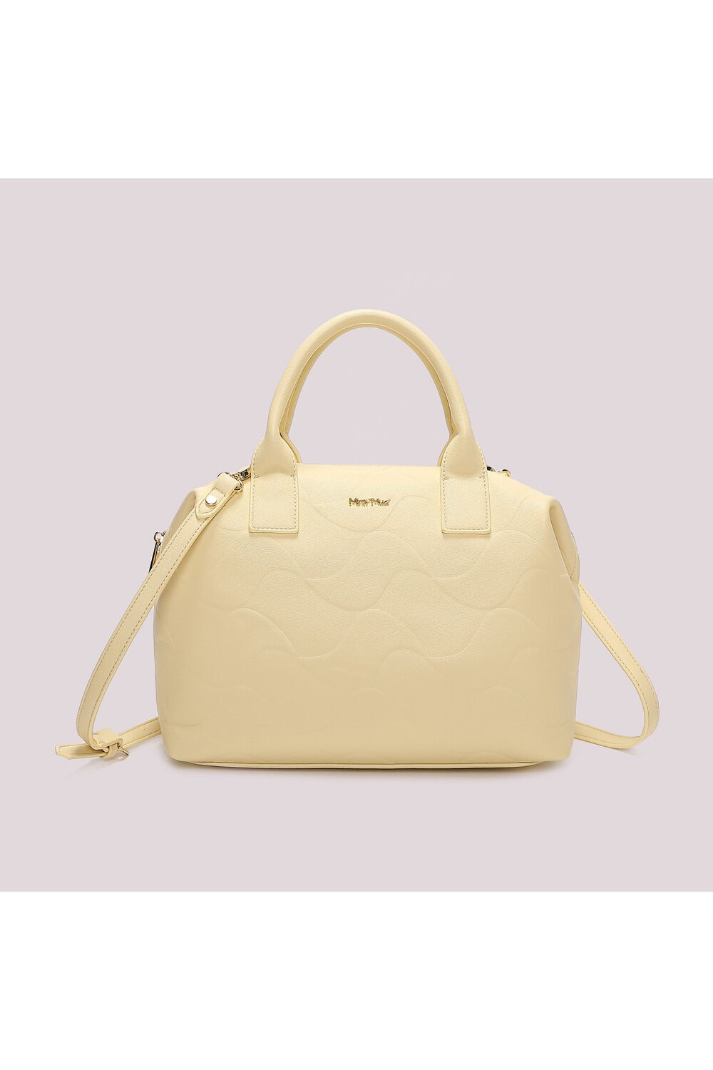 BORSA A BAULETTO CON MOTIVO AD ONDA MIMI-MUA