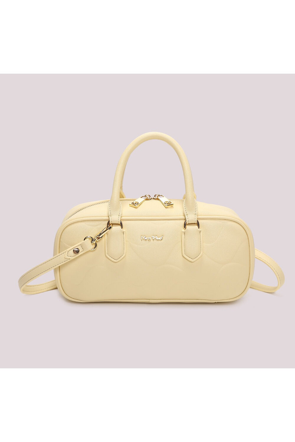 BORSA BAGUETTE CON MOTIVO AD ONDA MIMI-MUA
