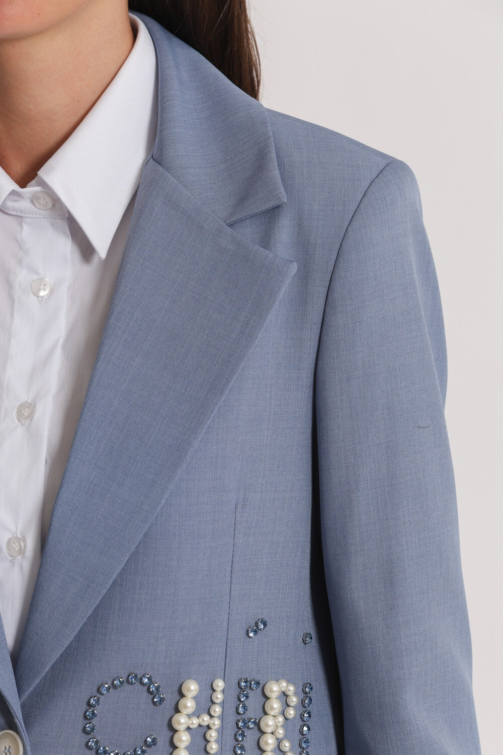 GIACCA CON DETTAGLIO SCRITTA FRONTALE MIMI-MUA