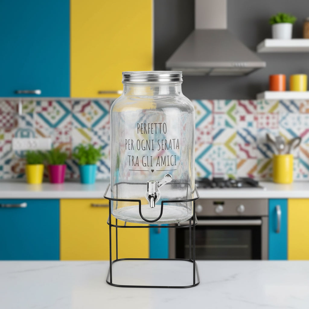 Dispenser “perfetto” in borosilicato con scatola - Nuvole di Stoffa