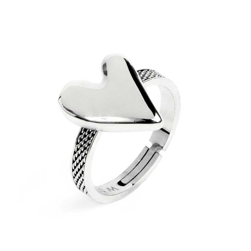 Anello con cuore irregolare MARLU'