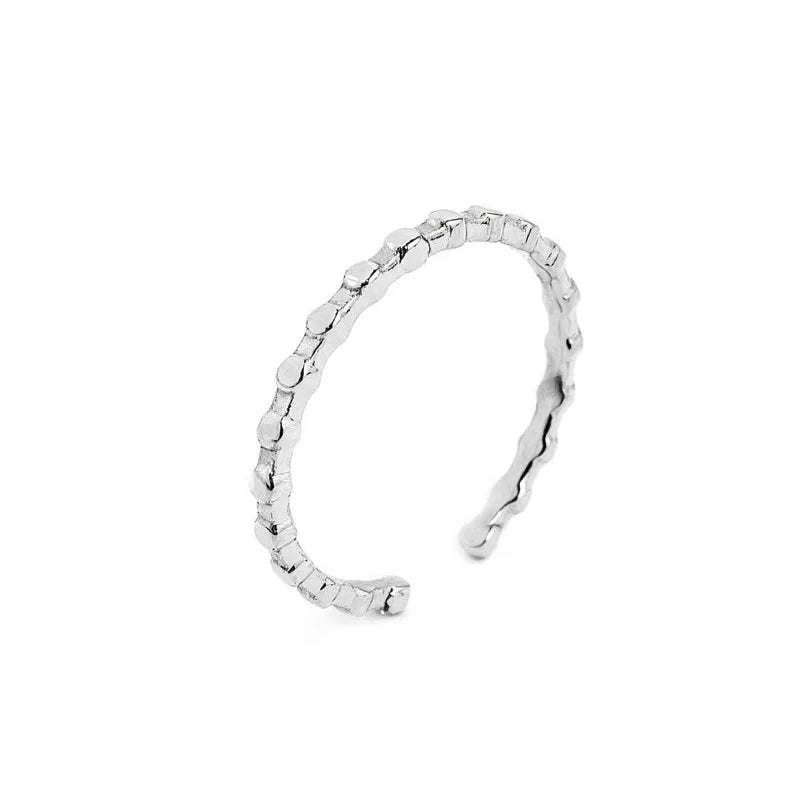 Anello da falange trama puntinata MARLU