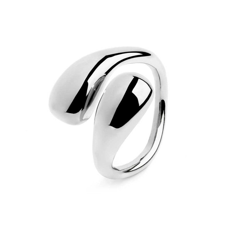 Anello doppia goccia bombato MARLU'