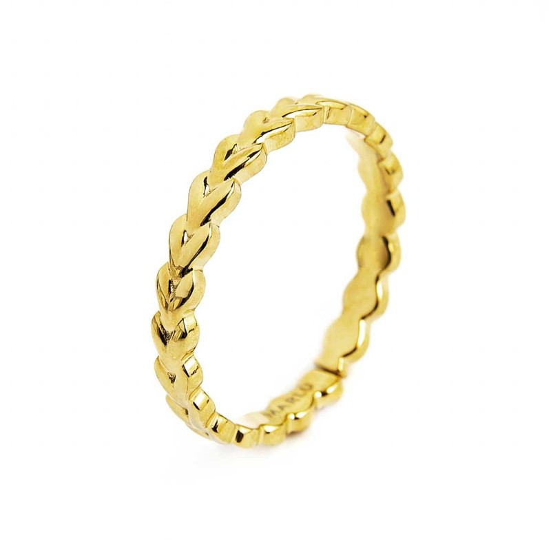 Anello trama chevron MARLU'
