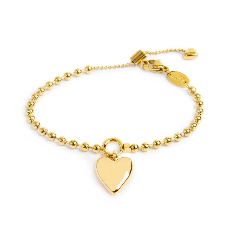 Bracciale catena a sfere con cuore MARLU'