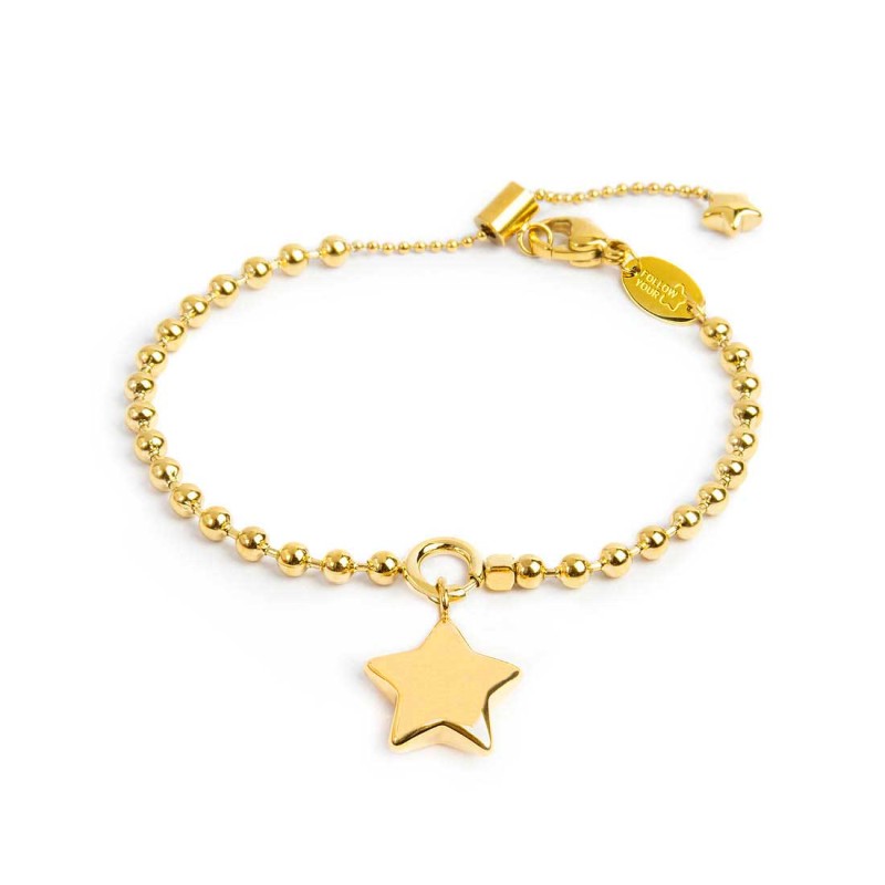 Bracciale catena a sfere con stella MARLU'