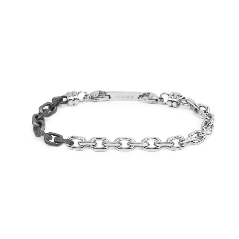 Bracciale catena ovale sfaccettata MARLU'