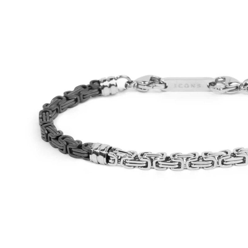 Bracciale catenza bizantina da 0,4cm MARLU'