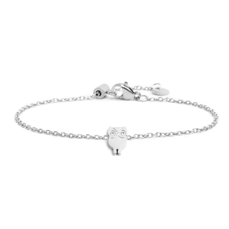 Bracciale gufo con cristalli Marlù