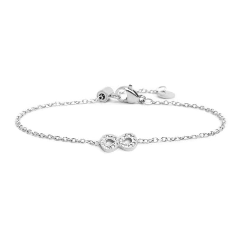 Bracciale infinito con cristalli Marlù