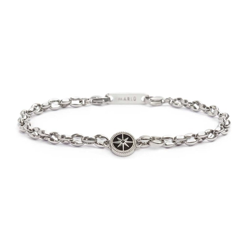 Bracciale rosa dei venti catena marine Marlù