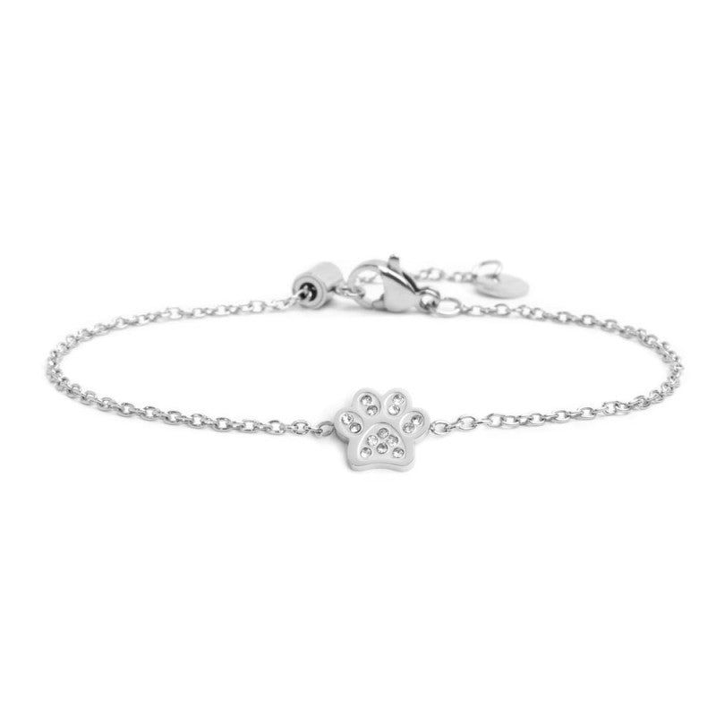 Bracciale zampina con cristalli Marlù