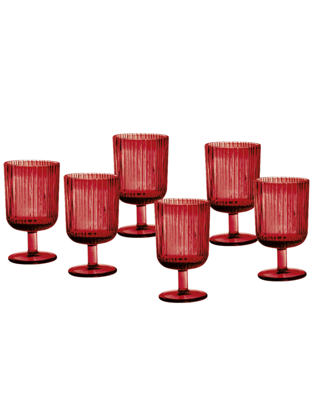 CALICE PLISSE ROSSO - BRANDANI