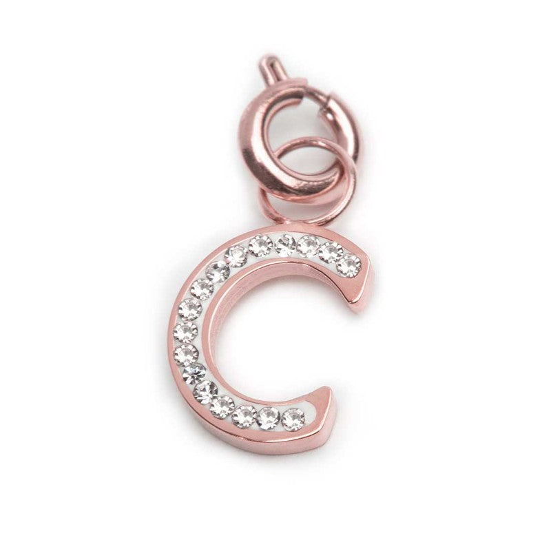 Charm lettera con cristalli MARLU'