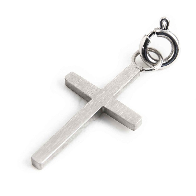 Charm croce satinata MARLU'