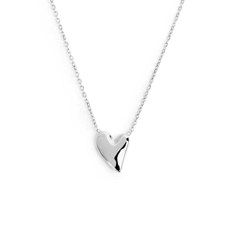 Collana con cuore irregolare centrale Marlù