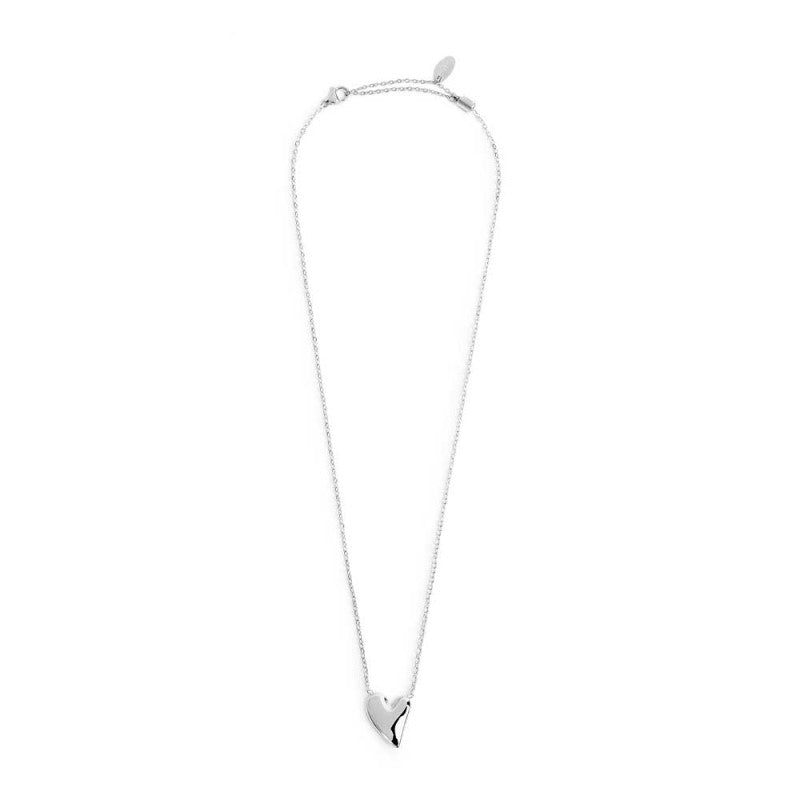 Collana con cuore irregolare centrale Marlù