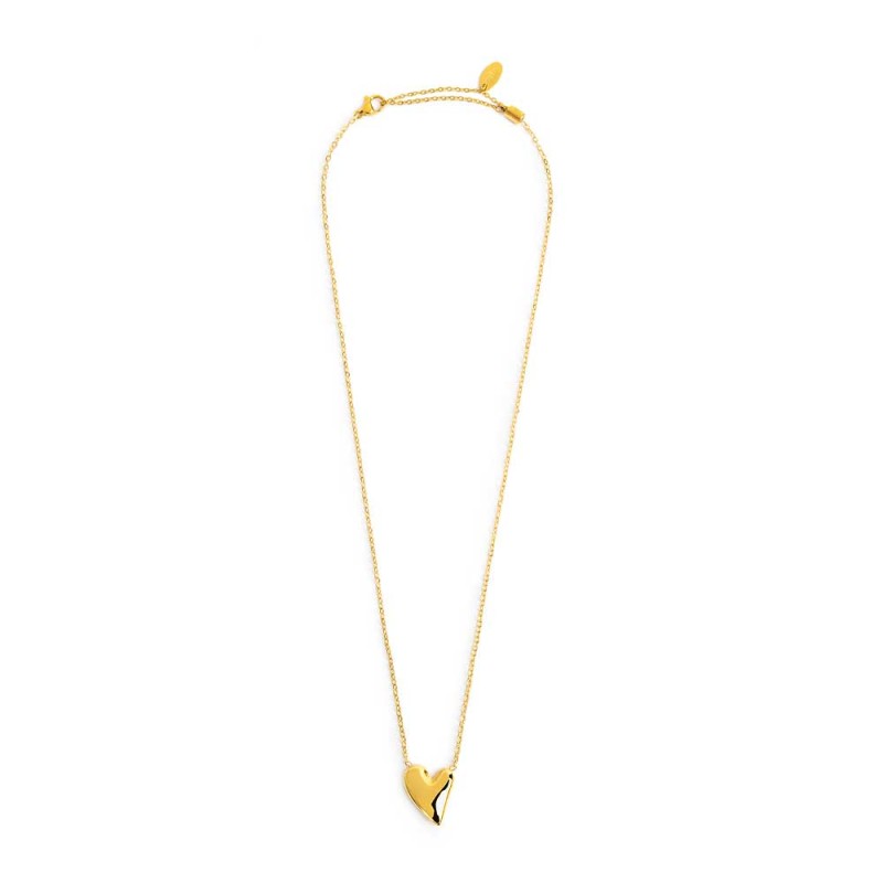 Collana con cuore irregolare centrale Marlù