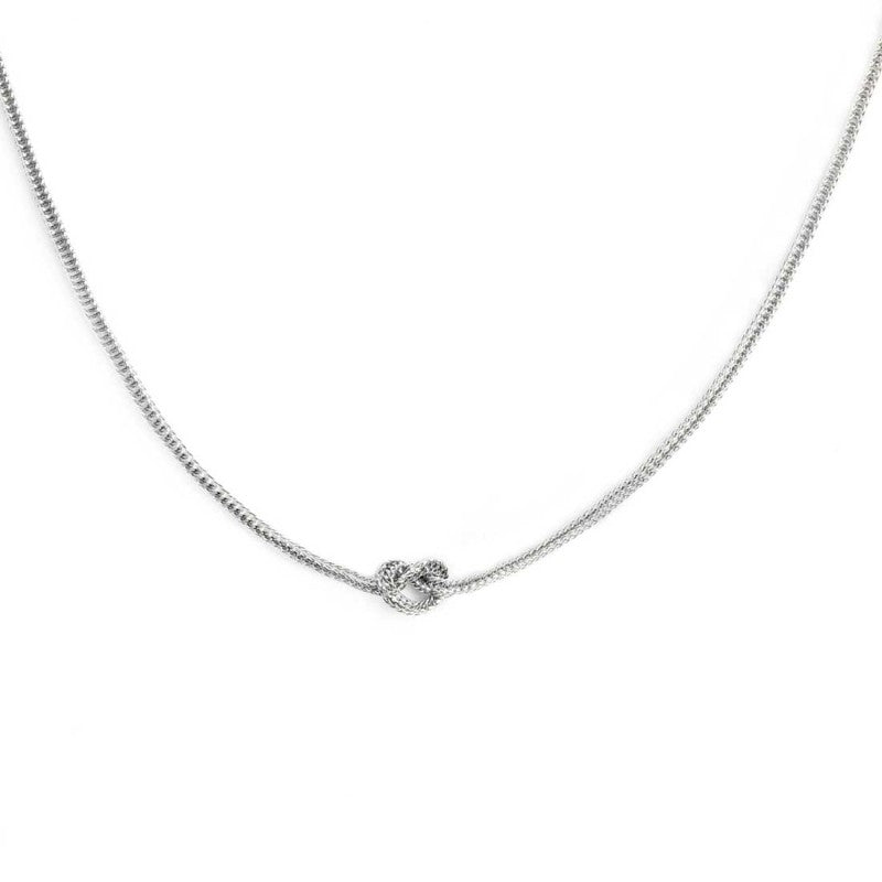 Collana con nodo catena knoted Marlù