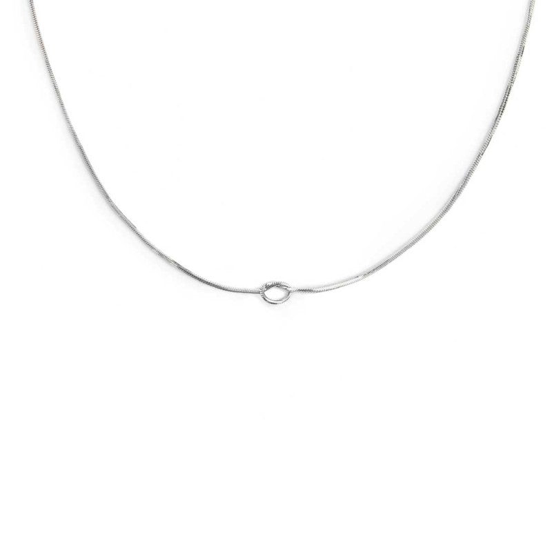 Collana con nodo catena snake Marlù