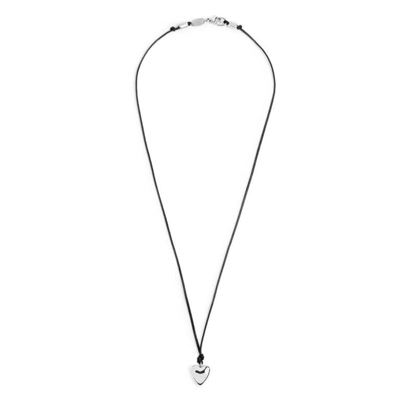Collana cordino con cuore Marlù