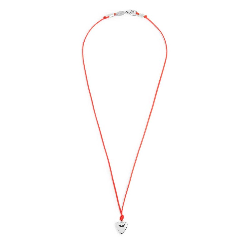 Collana cordino con cuore Marlù