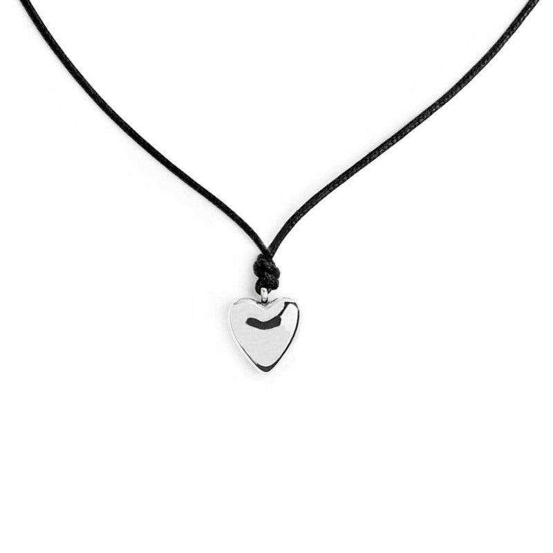Collana cordino con cuore Marlù