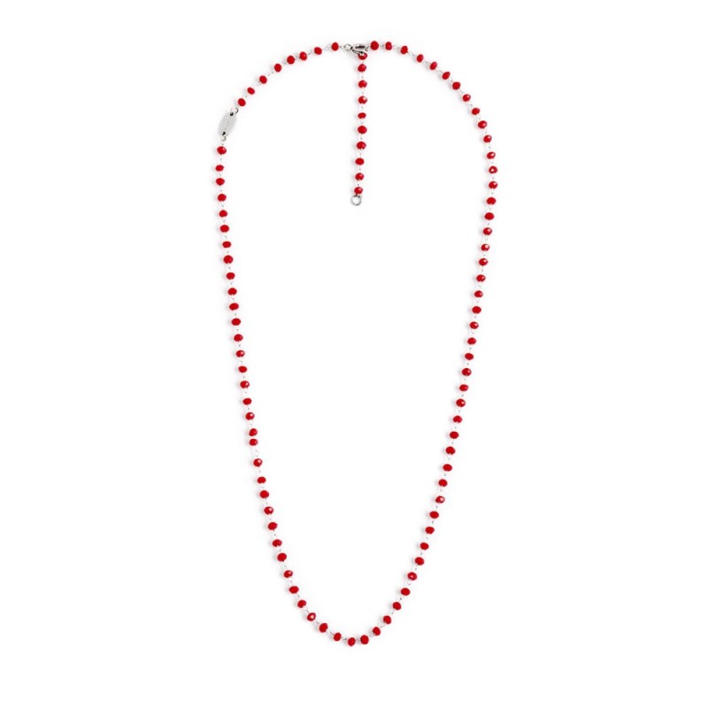 Collana cristalli sfaccettati Marlù