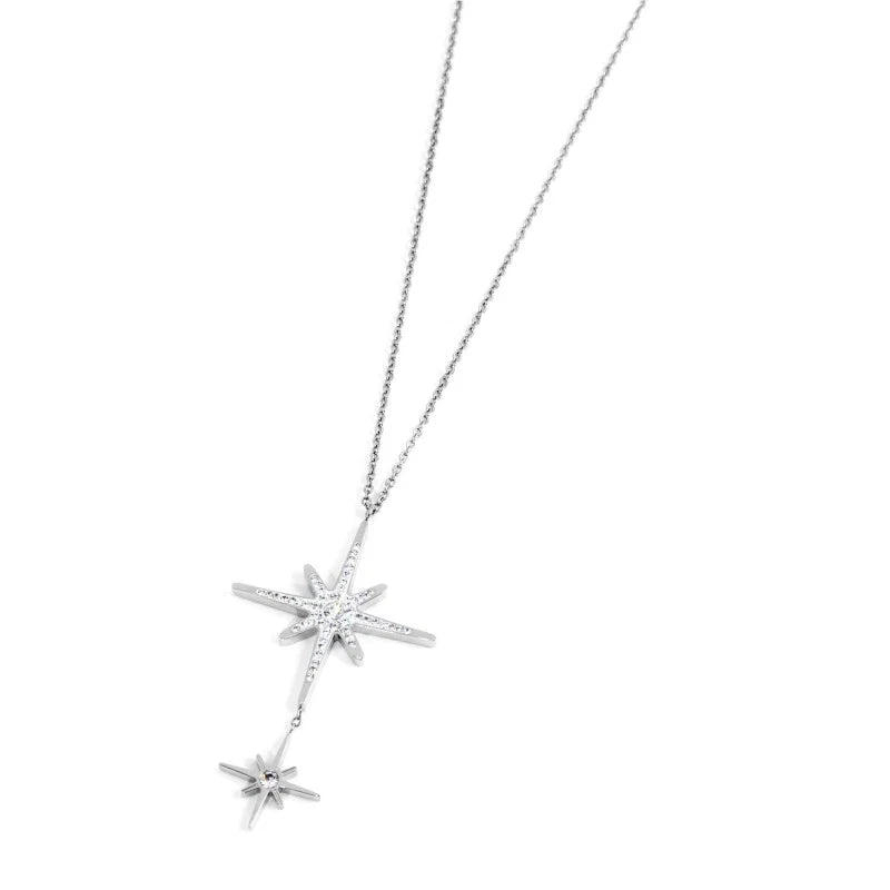 Collana rosa dei venti doppio pendente Marlù