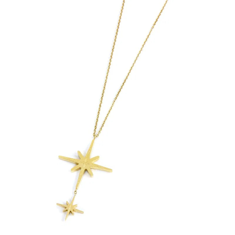 Collana rosa dei venti doppio pendente Marlù