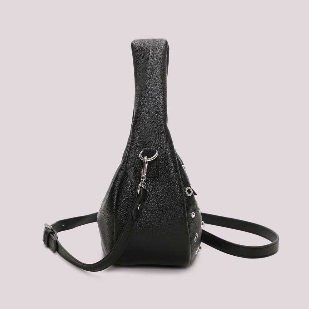 BORSA A MANO CON BORCHIE E OCCHIELLI MIMI-MUA