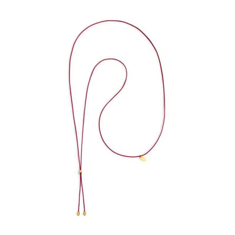 Collana cordino a laccio Marlù