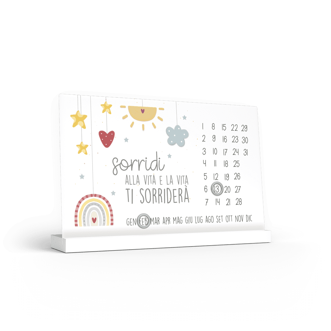 calendario perpetuo-sorridi alla vita