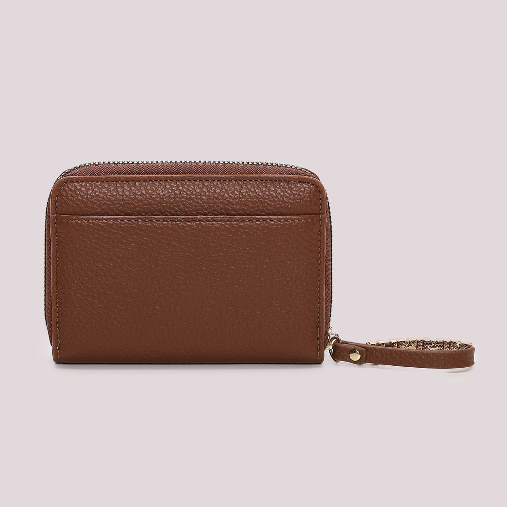 PORTAFOGLIO MEDIO BASIC CON TIRA ZIP LOGATO MIMI-MUA