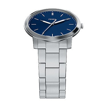 Orologio Minimalist 44 mm a tre sfere con bracciale in acciaio Fossil