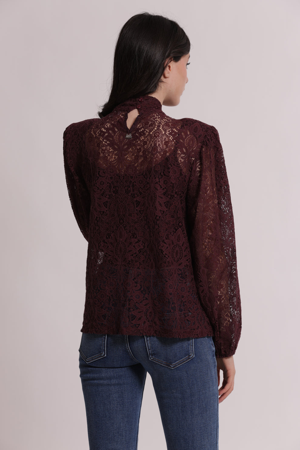 BLUSA IN PIZZO MIMI-MUA
